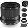 VILTROX 35mm F1.7 Z, 35mm f/1.7 APS-C obiettivo per Nikon Z, obiettivo a fuoco fisso STM con ampia apertura per Nikon Z attacco Z5 Z50 Z50II Z6 Z6II Z7 Z7II ZFC Z30 Z9 Z8 ZF Z6III