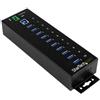 StarTech.com HUB Industriale USB 3.0 a 10 porte - Perno e concentratore USB 3.0