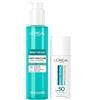 L'OREAL PARIS L'Oréal Paris Bright Reveal Siero Detergente Anti-Macchie con Niacinamide e Acido Salicilico 150ml + Fluido UV Illuminante Colorato Medio SPF 50 Riduce le Macchie Uniforma Incarnato 50ml - Set da 2