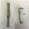 CINTURINO OROLOGIO "SATIN/LUCIDO" ANSA 20 MM ACCIAIO -NUOVO-