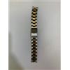 CINTURINO OROLOGIO ANSA CURVA 18 MM ACCIAIO BICOLORE "OYSTER" -NUOVO-