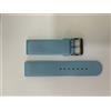 Breil CINTURINO ORIGINALE OROLOGIO "BREIL" ANSA 22 MM GOMMA AZZURRO - NUOVO