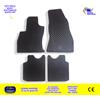 Autokit Tappetini Fiat 500 L Wagon 2012> TAPPETI PER AUTO IN GOMMA SET DA 4 TAPPETINO