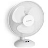 Innoliving INN-501 Ventilatore da Tavolo 35W Diametro 30cm Ventilatore Silenzioso Ventola a 3 pale, 3 Livelli di velocità, oscillazione automatica, colore Bianco, Griglia di Protezione e Maniglia