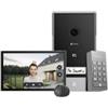 Ezviz Tp7 Videocitofono + Tastierino + 5 Rfid Tag 2K Schermo Touch 7" Controllo Remoto Rilevamento Movimento Audio Bidirezionale Sblocco Rfid
