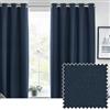 furn. Tende oscuranti con occhielli strutturate Dawn - Mezzanotte - 229 x 229 cm