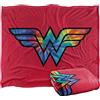 LOGOVISION WONDER WOMAN Coperta super morbida al tatto con logo, 152 x 127 cm
