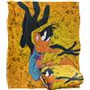 LOGOVISION Space Jam: A New Legacy Daffy Jumping Coperta super morbida al tatto setoso - 152 x 127 cm