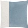 Yard Fodera per cuscino in velluto lavato morbido Morden - Blu polvere - 50x50 cm
