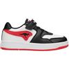 KangaROOS K-CP Fair Ev, Scarpe da Ginnastica, Jet Black Fiery Red, 30 EU