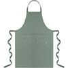 Grembiule da cuoco personalizzabile Green Chef personalizzate o neutre