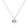 LUXURY MILANO Collana bianca in argento faith