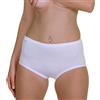 BeMyco Set 6 mutande Donna in PuroCOTONE 100% slip cotone donna vita alta intimo taglie forti culotte bianche donna vita alta biancheria intima donna