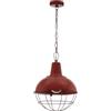 Eglo Leuchten my light Lampadario a sospensione Cannington 1 lampara rossa 1XE27 33031/20