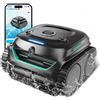 WYBOT C2 Vision Robot aspirapolvere per piscina senza fili, rilevamento detriti con telecamera AI - Nero Verde