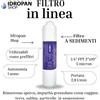 Filtro in linea sedimenti 2x10 5 micron 1/4 FPT per RO