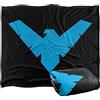 LOGOVISION Batman Nightwing Symbol Coperta super morbida al tatto setoso - 152 x 127 cm