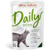 almo nature Daily - Alimento Umido Completo per Gatti Adulti con Vitello e Agnello - Bocconcini, Confezione da 2.1 kg (30 x 70 g)