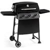 Sochef G32011 Diablo Barbecue, Metodo di Cottura a Diffusione, Acciaio Verniciato, Nero/Grigio