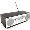 Panasonic RF-D100BT Radio Digitale DAB, FM, Stile Vintage, Sveglia, Bluetooth, AUX, Funzionamento a Cavo & Batteria, Bass Reflex, Ottimale per Interno & Esterno