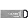 Kingston DataTraveler Kyson Drive Flash USB3.2 128 GB, con Elegante Guscio in Metallo senza Cappuccio Protettivo