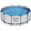 Bestway Piscina solo struttura grigio chiaro - 366x122 cm