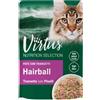 Virtus Cat Nutrition Selection Hairball Busta Multipack 30x70G TONNO CON PISELLI