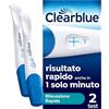 Clearblue Test di Gravidanza Clearblue Rilevazione Rapida, Risultato Rapido, anche in 1 minuto*, 2 Test