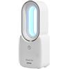 Zephir ventilatore da tavolo ricaricabile no pale 3 velocità 7 colori di luce