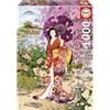 Educa - Puzzle 1000 pezzi Teien, Haruyo Morita | Puzzle arte orientale | Misura 48x68 cm | Include colla Fix | Per adulti 14+ (19917)