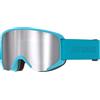 ATOMIC Salomon SAVOR STEREO Maschera da sci, visione chiara e protetta dal riflesso, rivestimento a specchio di alta qualità, montatura Live Fit, adatta a chi indossa gli occhiali, blu acqua
