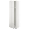 Generic METOD alta cabina f frigorifero o congelatore w porta, 60x60x200 cm, bianco/Ringhult grigio chiaro