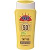 PREP, Crema Solare SPF 50 + per Tatuaggi, Protezione Solare Raggi UVA e UVB, Senza Parabeni, Formato 200 ml