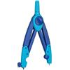 Pelikan Compasso griffix, ideale per la scuola, forma ergonomica, con mine di ricambio e temperamatite, blu