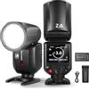 NEEWER Z2PRO-C Flash Speedlite 2.4G TTL a Testa Rotonda Compatibile con Canon, Wireless Compatibile con Godox, UI Aggiornata, 76Ws 1/8000s HSS, Interruttore TTL/M TCM, Batteria 7.2V/3000mAh