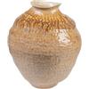 Romimex Vaso Beige Senape Porcellana 31 x 39 x 34 cm