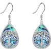 YFN Collezione Albero della Vita Orecchini Argento Sterling Pendenti Gioielli Celtici Regali per Ragazze Donne, normal, Argento sterling, Non pietra preziosa