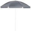 Kingsleeve® Ombrellone Spiaggia 200cm UV50+ Inclinabile Altezza Regolabile Parasole Giardino Mare Borsa di Trasporto