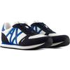 Armani Exchange Scarpe da Ginnastica da Uomo Rio Side con Logo, Deep Navy+off White 41 EU, Deep Navy off White, 41 EU