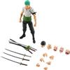 Bandai One Piece Zoro Zolo Romance Dawn 6in Anime Action Figure S.H.Figuarts...