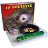 QIANGU Set da Poker, Set da Roulette da 10 Pollici fiches da Poker in tovaglia per Il Gioco Borad Bar Party