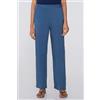 Tezenis Pantalone Lungo Dritto Tela Viscosa Donna Blu
