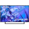 Samsung TV Crystal UHD 4K 43" UE43DU8570UXZT Smart TV Wi-Fi Titan Gray 2024, Processore Crystal 4K, 4K Upscaling, AirSlim Design, OTS Lite