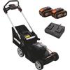 Worx Nitro WG748E - Tagliaerba a batteria - 40V/4Ah - Taglio 46 cm
