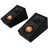 Klipsch R-40SA Black Coppia Casse Dolby Atmos o Surround 50W 2vie TwTromba2,5 W10