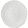 TABLE TOP Matrix Piatto presentazione bianco con decoro in rilievo cm 17X16 - Conf. 6 pz.