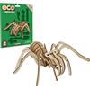 Deluxebase Deluxe Base- Eco 3D Wooden Puzzle-Tarantula Incastro, Multicolore, 54386