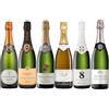 La Grande Vinothèque - Selezione di 6 Cremants Francesi, Assortimento Spumante Metodo Classico: Alsazia, Loira, Savoia, Bordeaux, Borgogna, Limoux (6 x 0,75 L)
