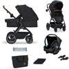 Kinderkraft Passeggino 3 in 1 B Tour Mink Pro Black