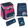 Scooli Set di zaini EasyFit Glow Edition - Dotty Dolphin